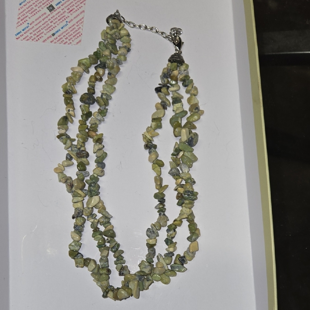 Green Beaded Necklace